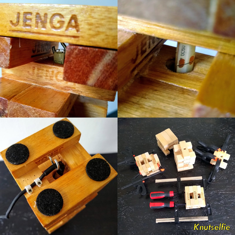 Details Jenga-lamp