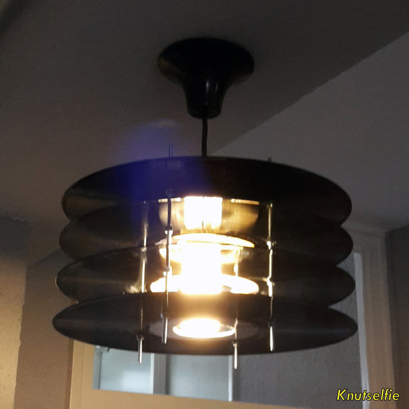 LP-hanglamp (aan)
